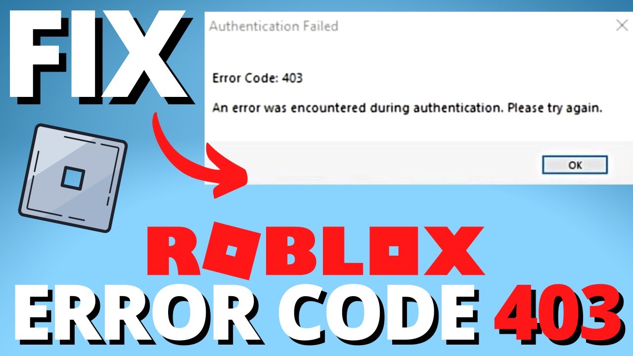 Error code 403 Roblox