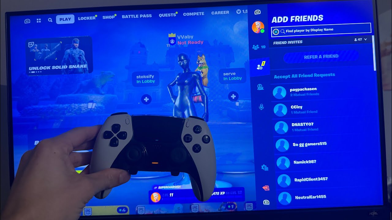 Add Friends on Fortnite