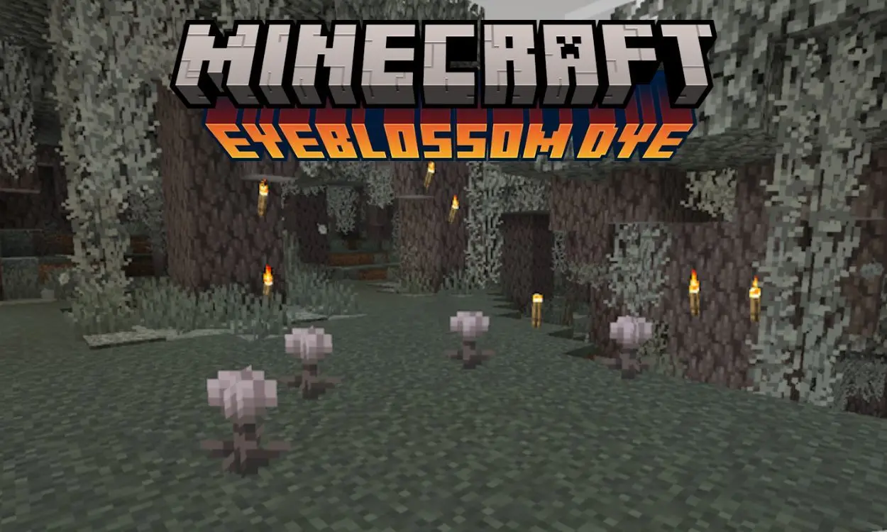 Make Eyeblossom Dye in Minecraft